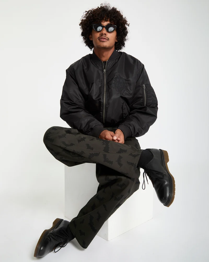 Skullarstone Bomberjacke - Black