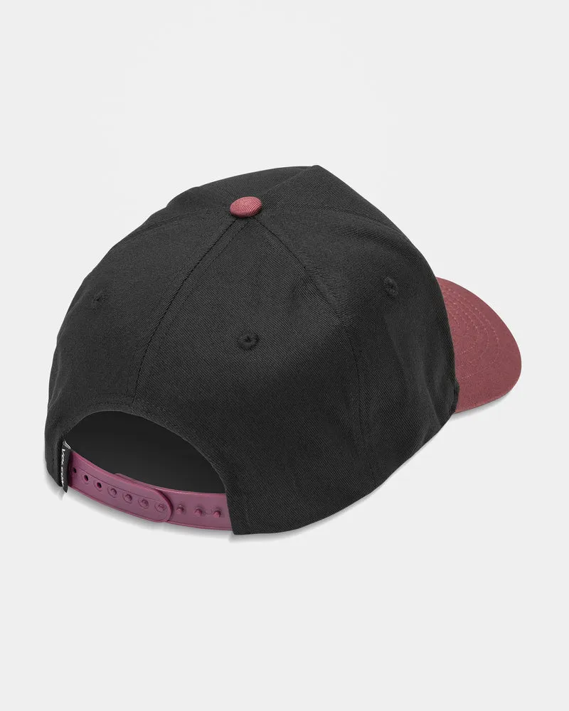 Embossed Stone Einstellbare Cap - Merlot