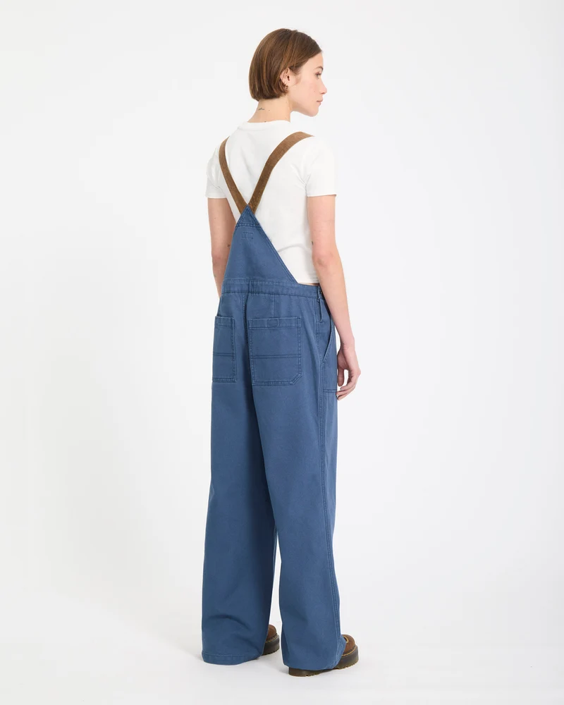Full Cut Latzhose - Harbor Blue