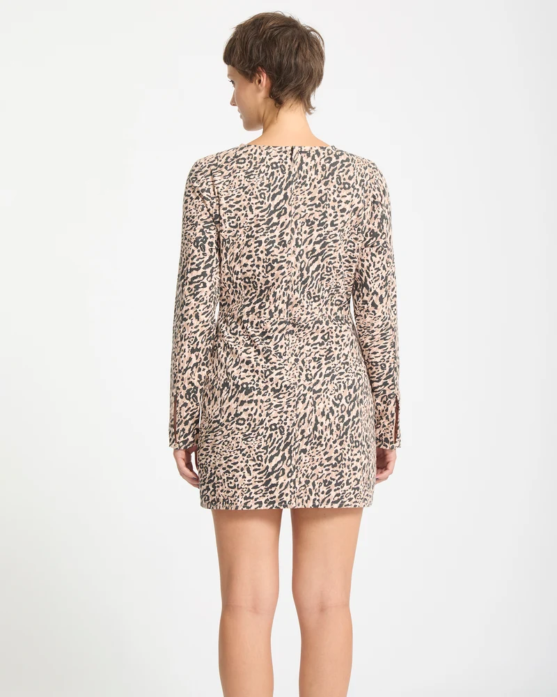 Wylding Out Kleid - Animal Print