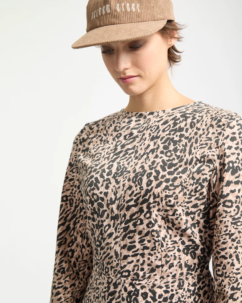 Wylding Out Kleid - Animal Print