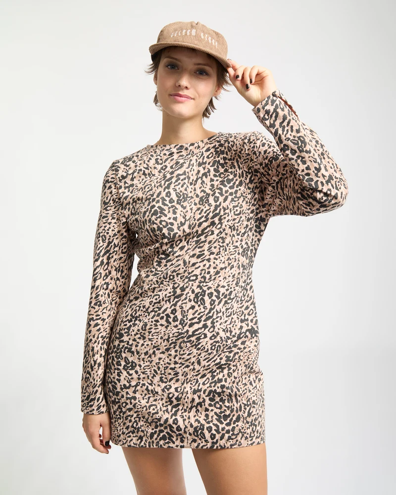 Wylding Out Kleid - Animal Print