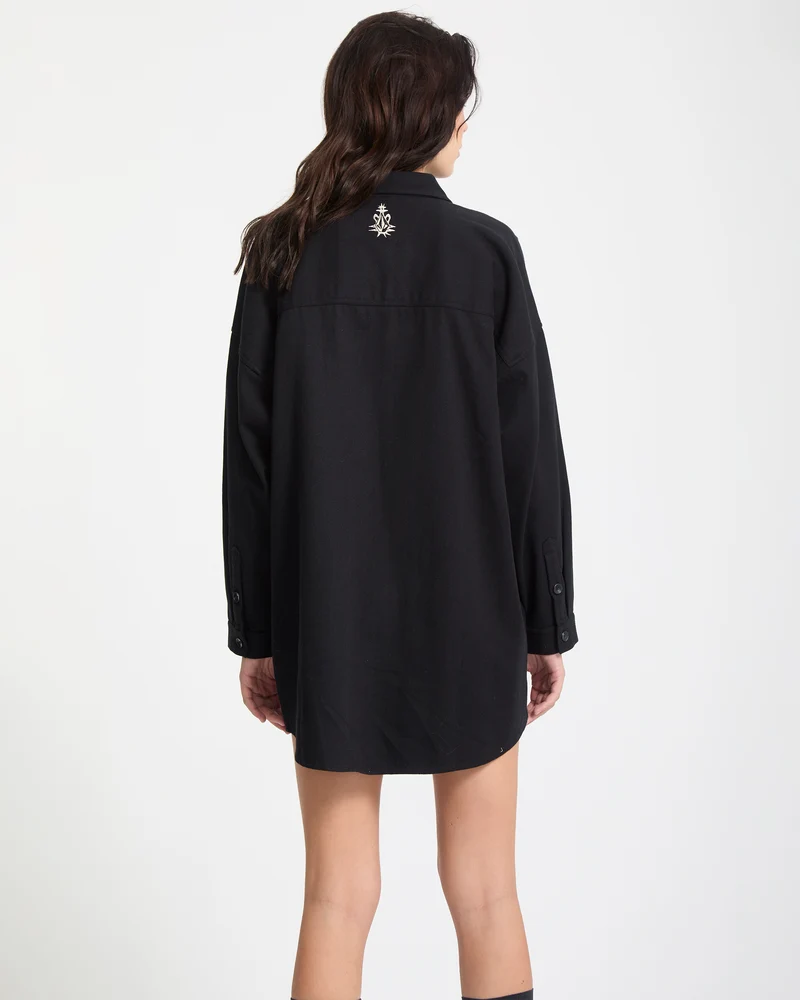 Vaderetro Kleid - Black