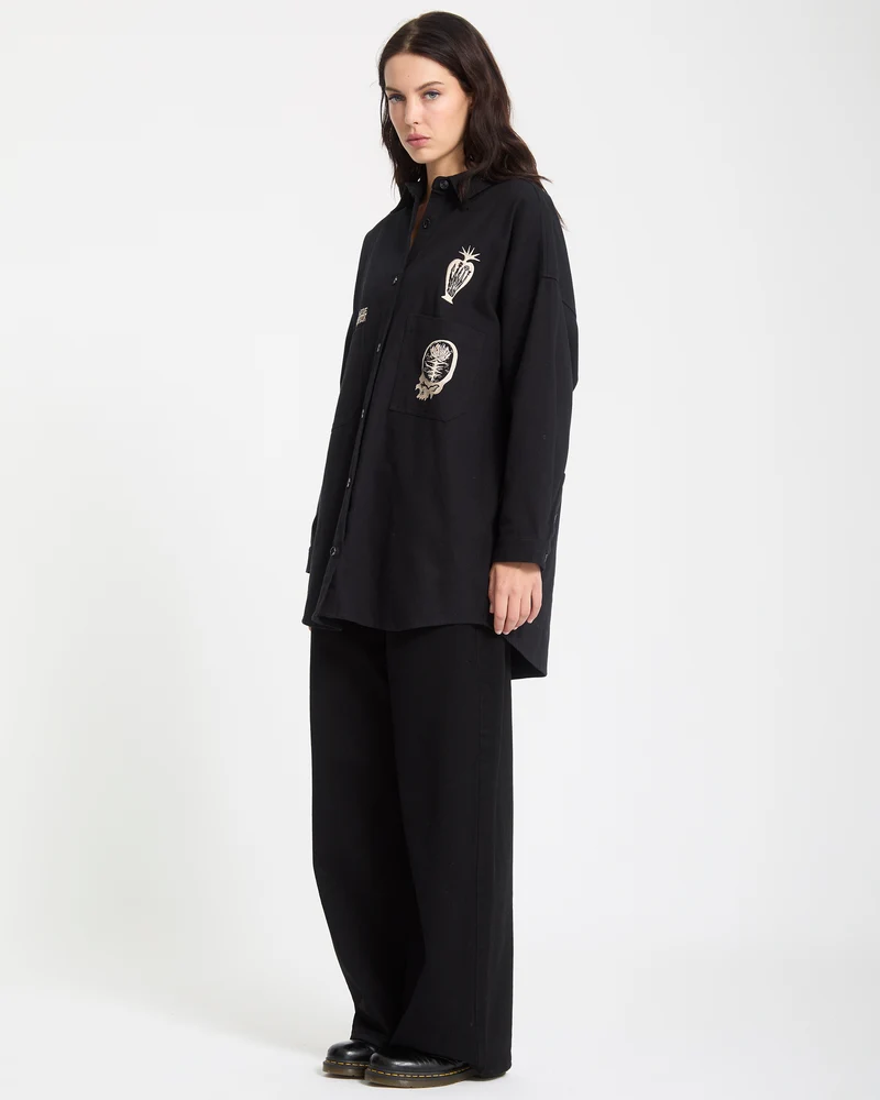 Vaderetro Kleid - Black