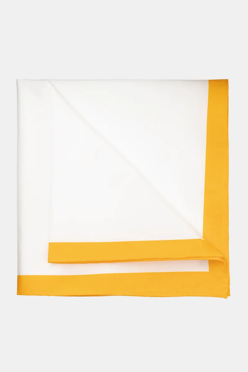 Pochette bordo colorato - BIANCO/GIALLO