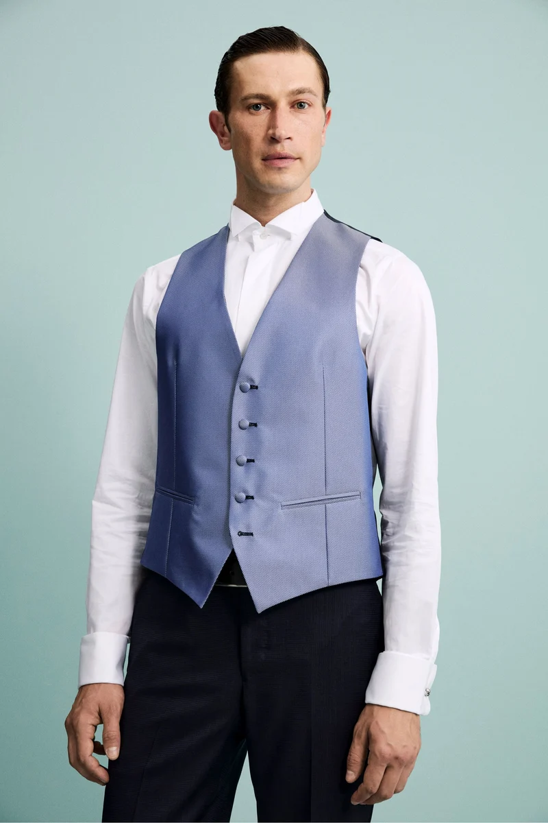 Gilet cerimonia blu - BLU ELETTRICO
