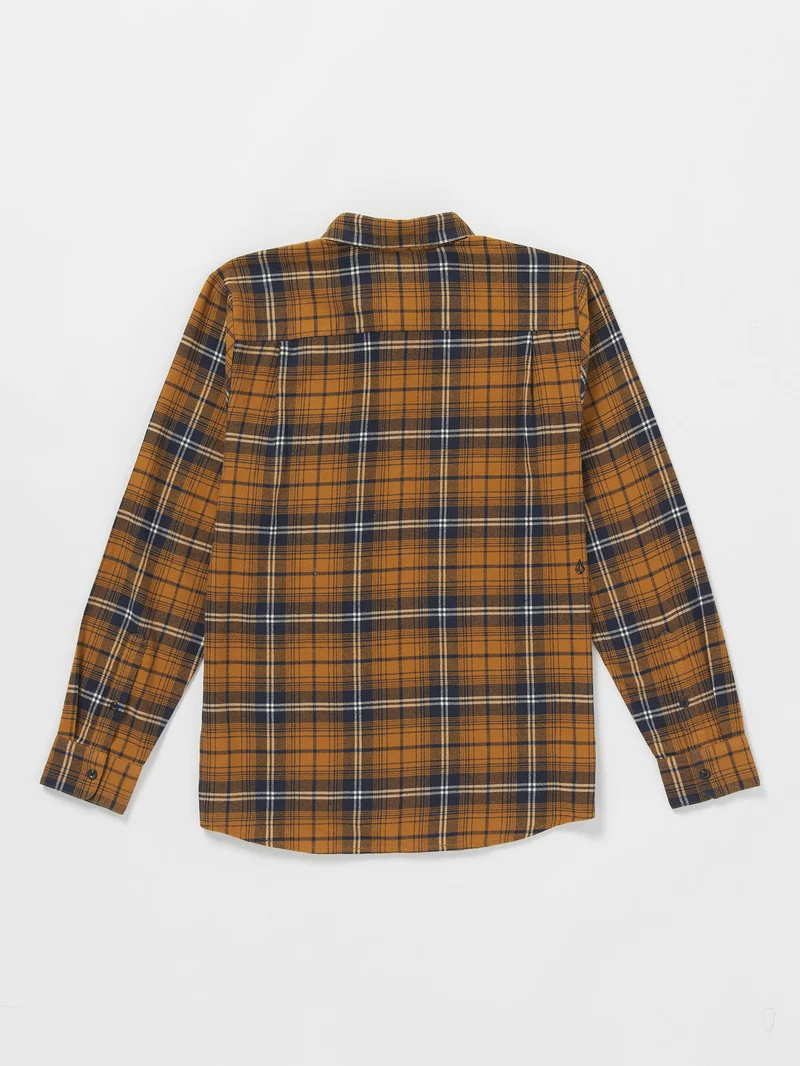 Caden Plaid Hemd - Chestnut Brown