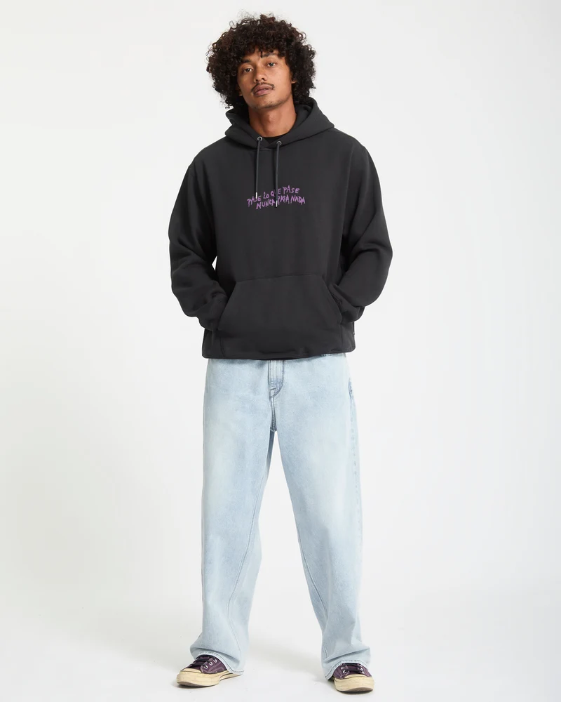 Nunca Passa Hoodie - Antique Black