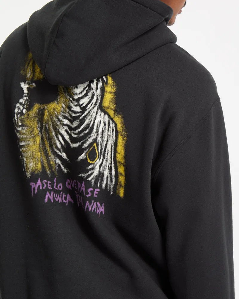 Nunca Passa Hoodie - Antique Black