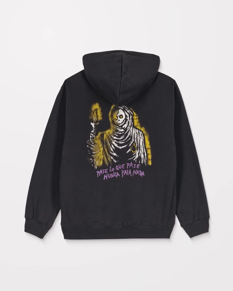 Nunca Passa Hoodie - Antique Black