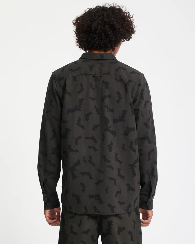 J.J. Villard Hemd - Rinsed Black