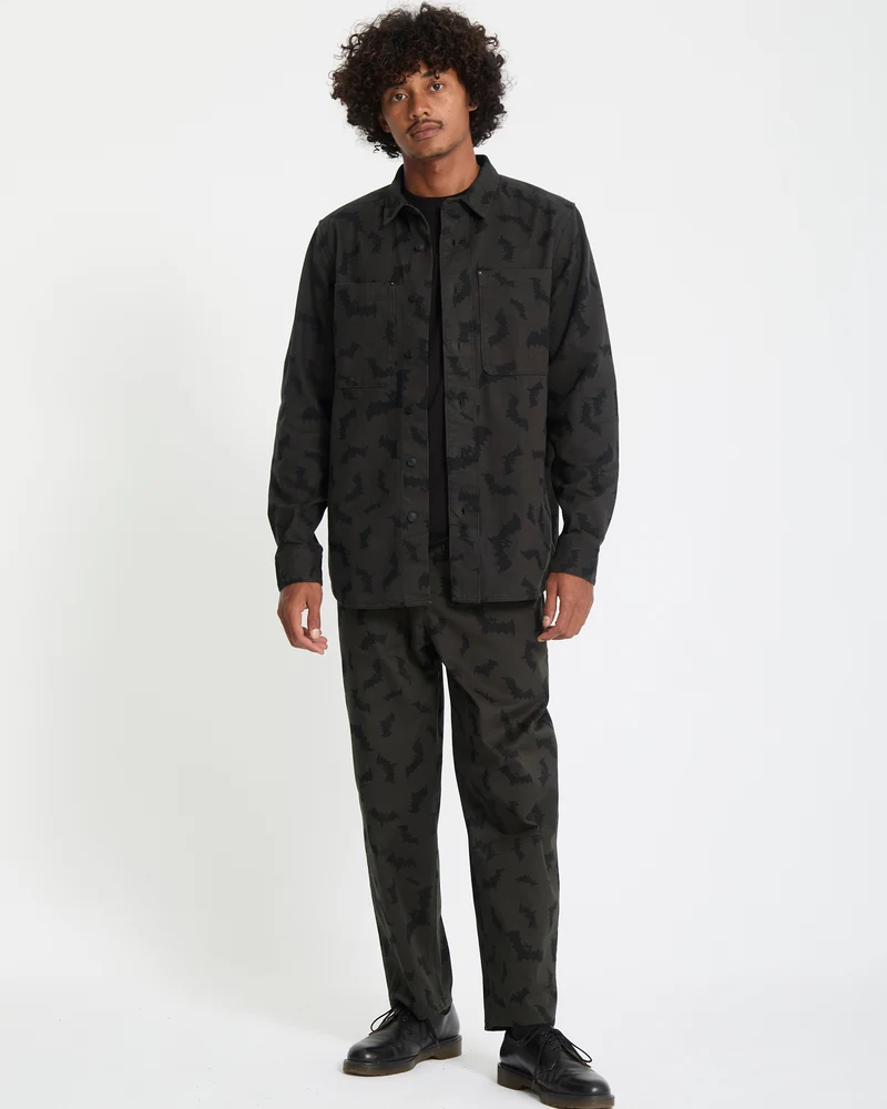J.J. Villard Hemd - Rinsed Black