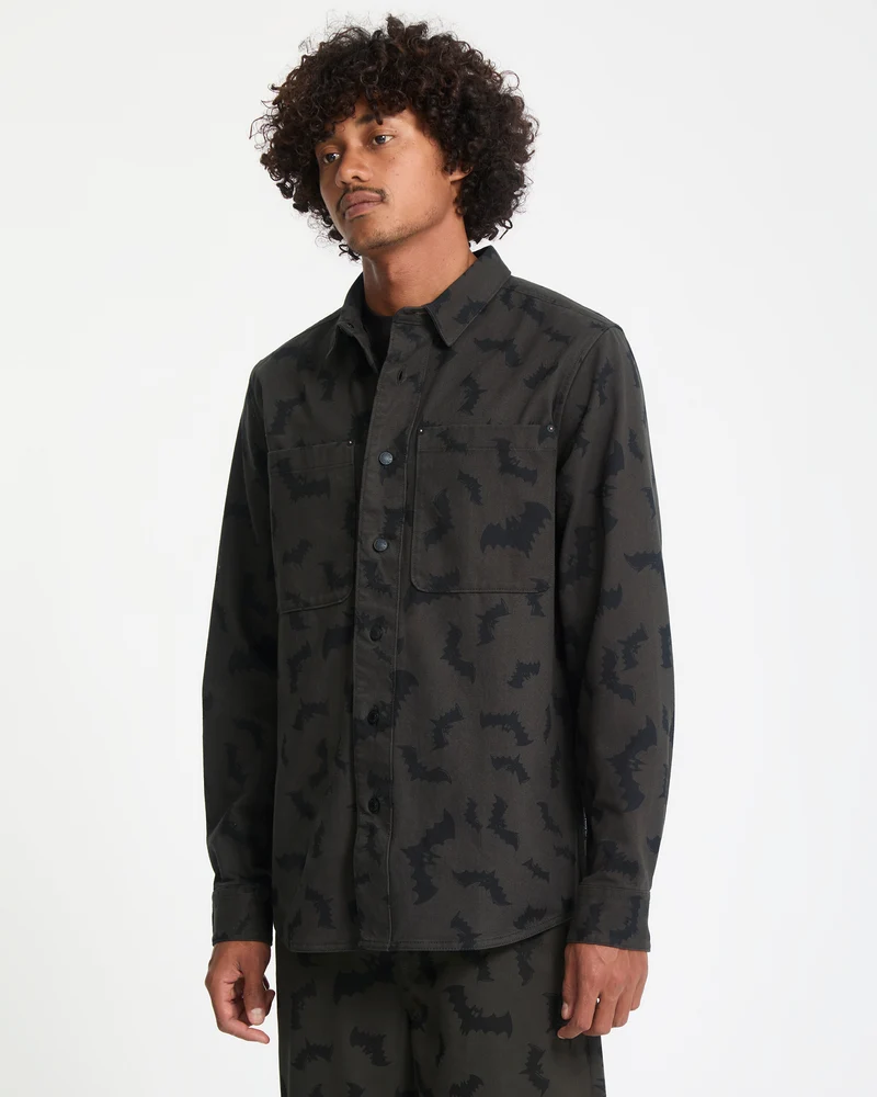J.J. Villard Hemd - Rinsed Black