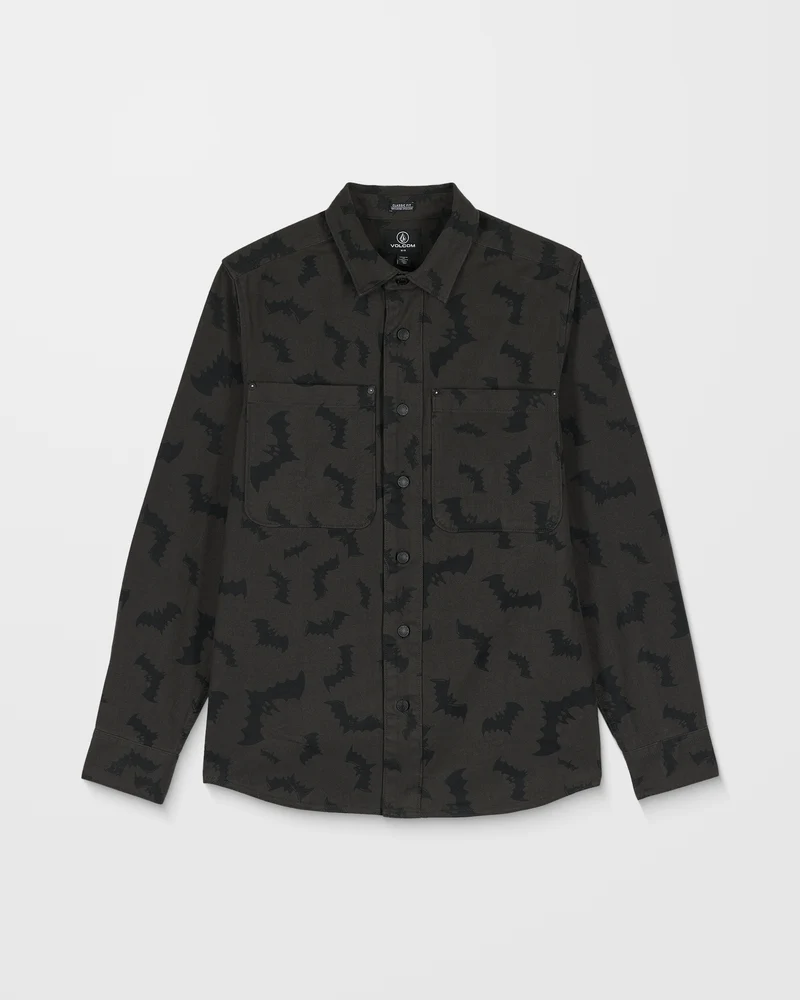 J.J. Villard Hemd - Rinsed Black