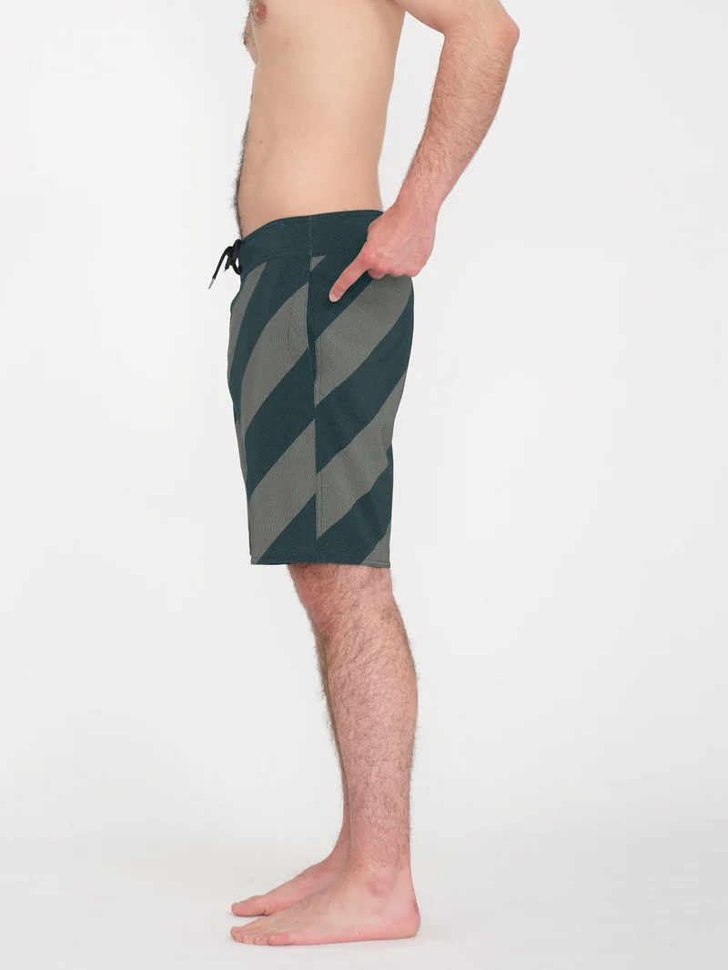 Quarta Static Mod 19" Boardshort - BLACK