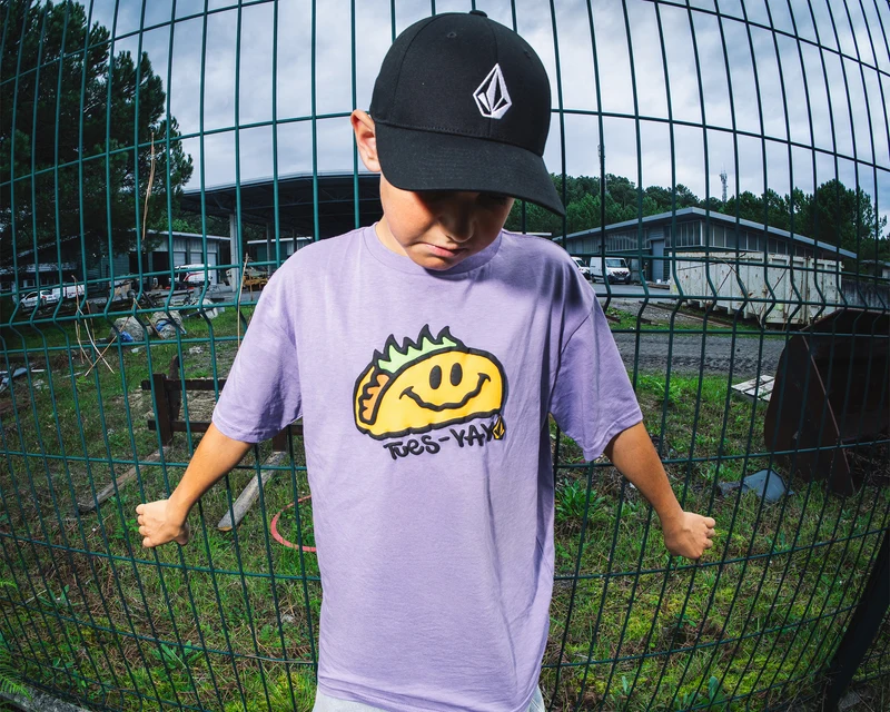 Voltaco T-Shirt - Purple Ash - (KINDER)