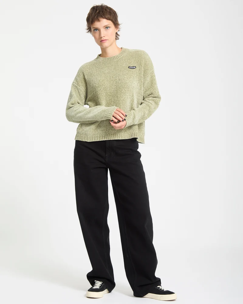 Bubble Tease Pullover - Green Tea