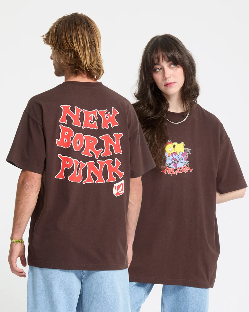 New Born T-Shirt - Cacao