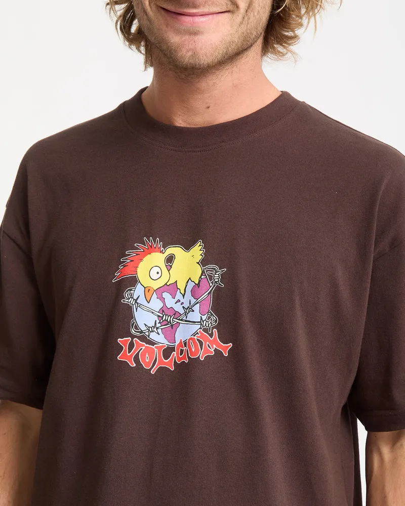 New Born T-Shirt - Cacao