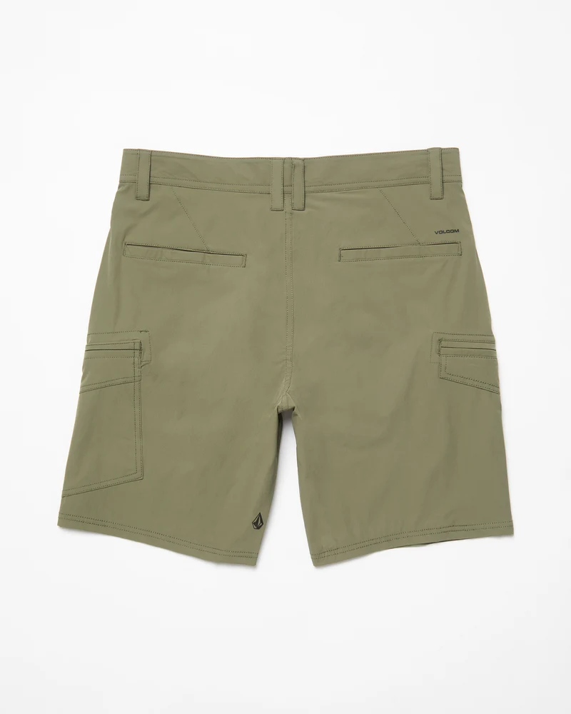 Cashed In Cargo 20" Hybrid Shorts - WINTERMOSS