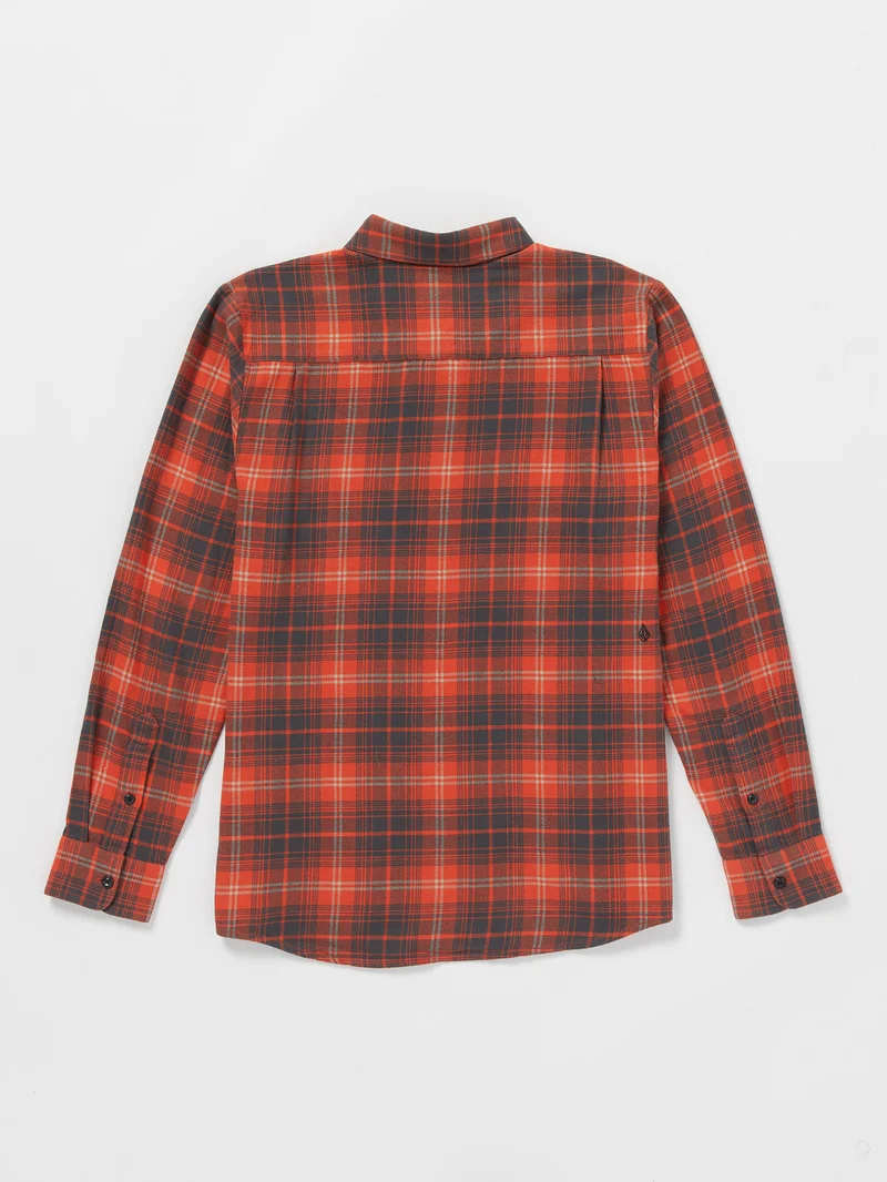 Caden Plaid Hemd - Bright Red