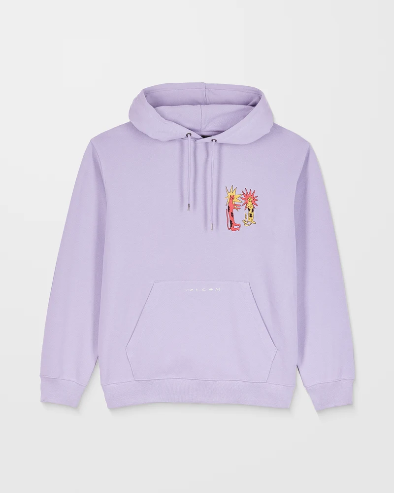 Longo Cats Hoodie - Purple Ash