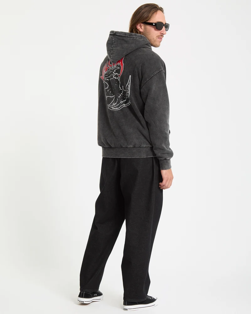 Nightwasher Hoodie - Light Acid Black