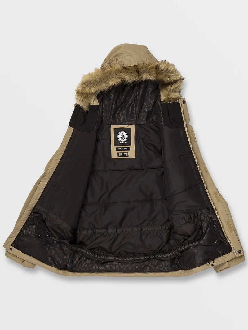 So Minty Insulated Jacke - DARK KHAKI - (KINDER)