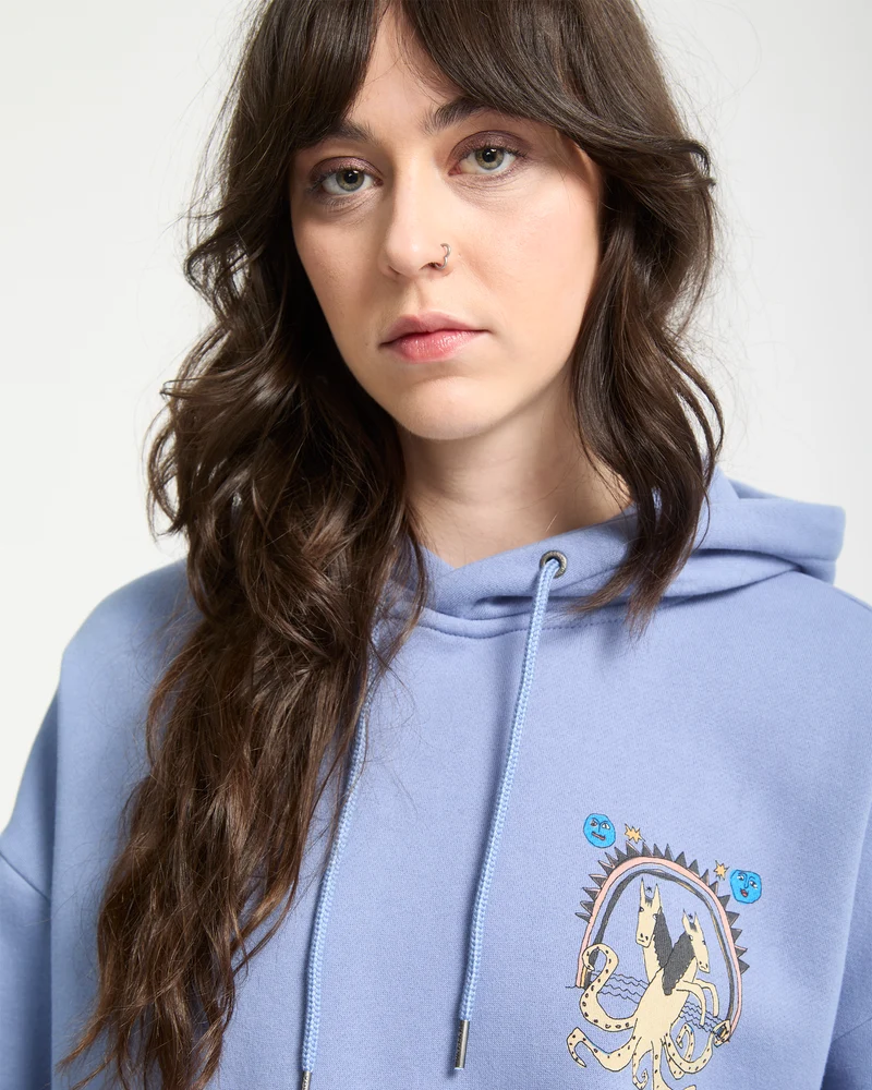 Moove On Hoodie - Carolina Blue