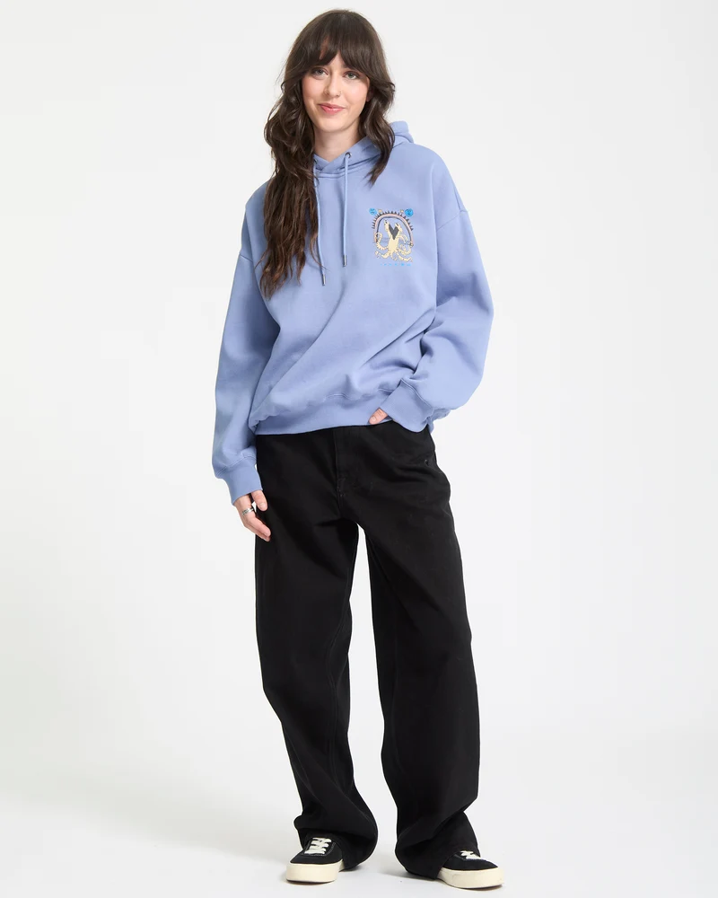 Moove On Hoodie - Carolina Blue