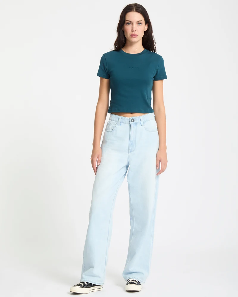 Weellow II Jeans - Bleached Aqua