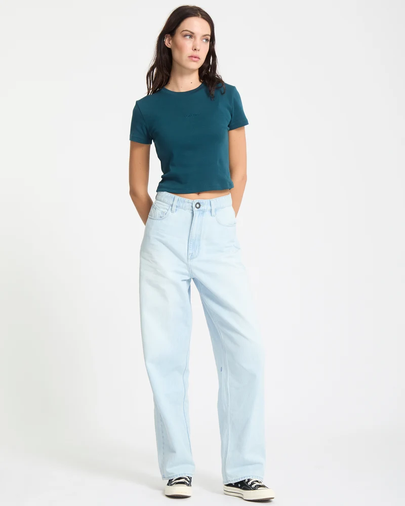 Weellow II Jeans - Bleached Aqua