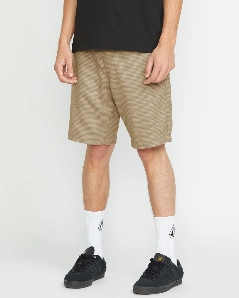 Frickin Elasticated Waist 19" Shorts - LIGHT KHAKI