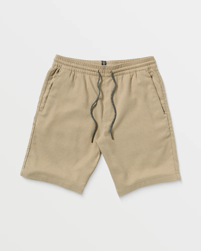 Frickin Elasticated Waist 19" Shorts - LIGHT KHAKI