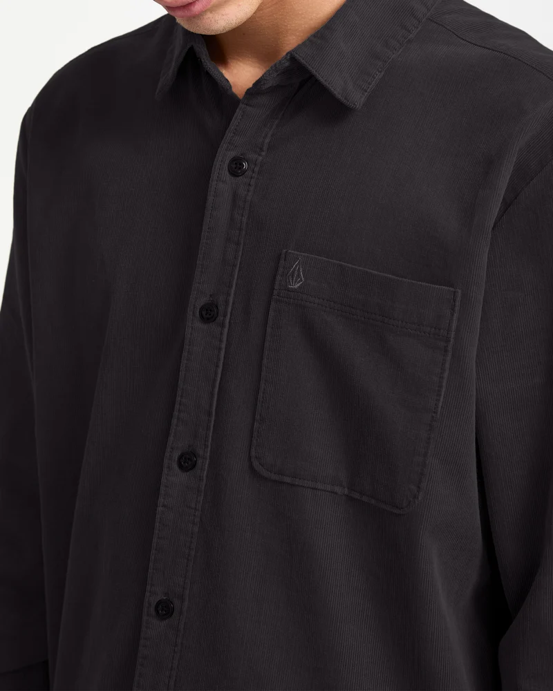 Zander Hemd - Asphalt Black