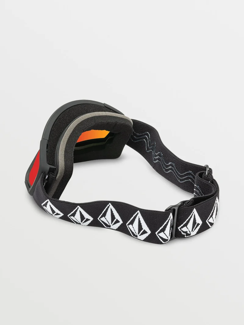 Attunga Youth Matte Black Stone Goggle (+ Bonus Lens - Yellow) - RED CHROME - (KINDER)