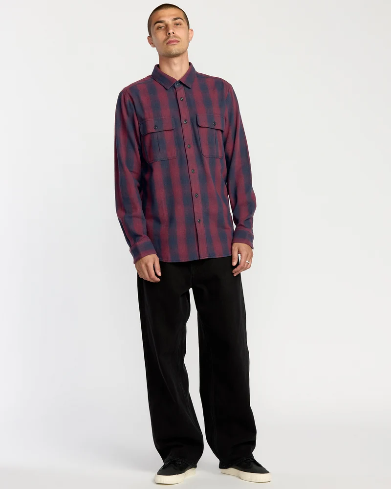 Shadowstone Flanellhemd - Navy