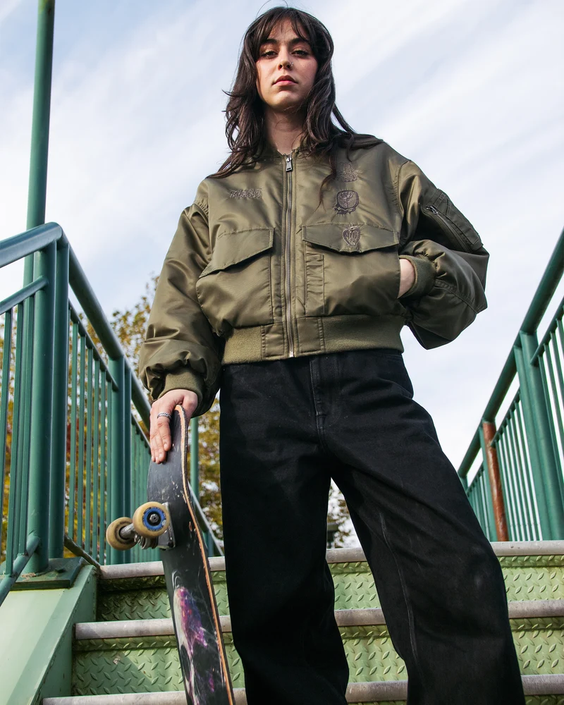 Vaderetro Bomberjacke - Wintermoss