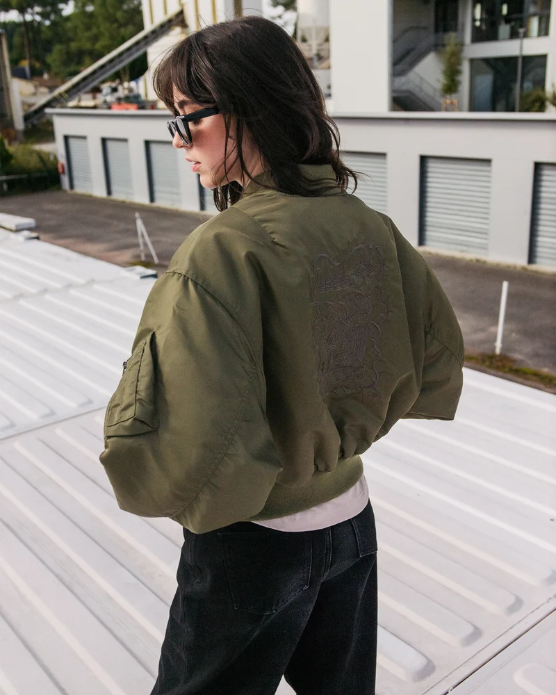 Vaderetro Bomberjacke - Wintermoss