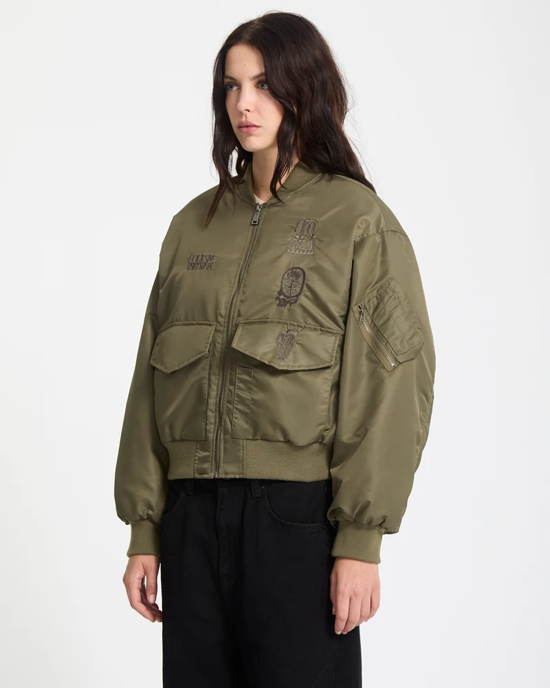 Vaderetro Bomberjacke - Wintermoss
