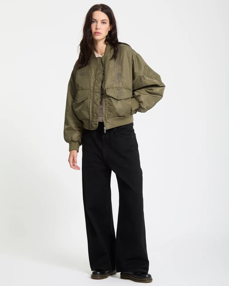 Vaderetro Bomberjacke - Wintermoss