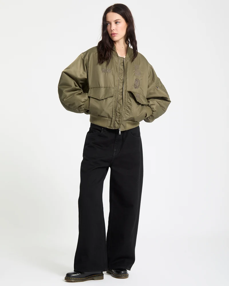 Vaderetro Bomberjacke - Wintermoss