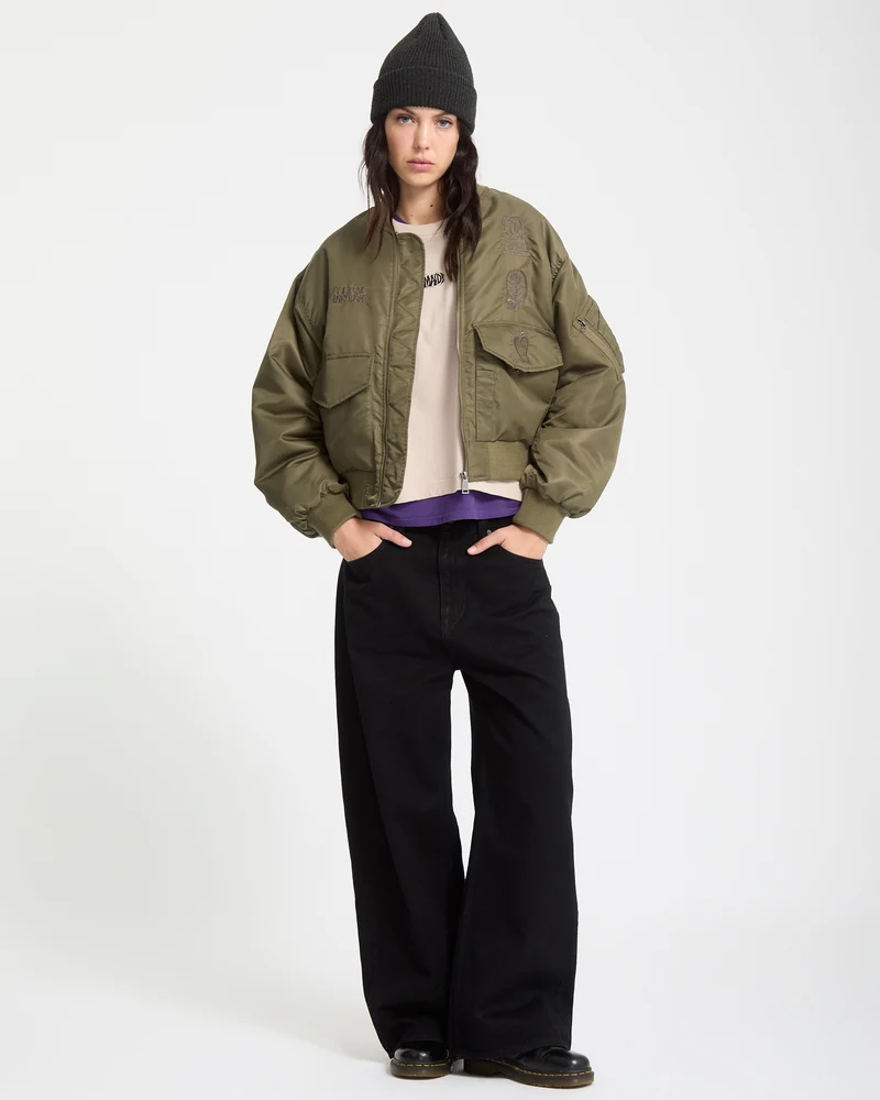 Vaderetro Bomberjacke - Wintermoss