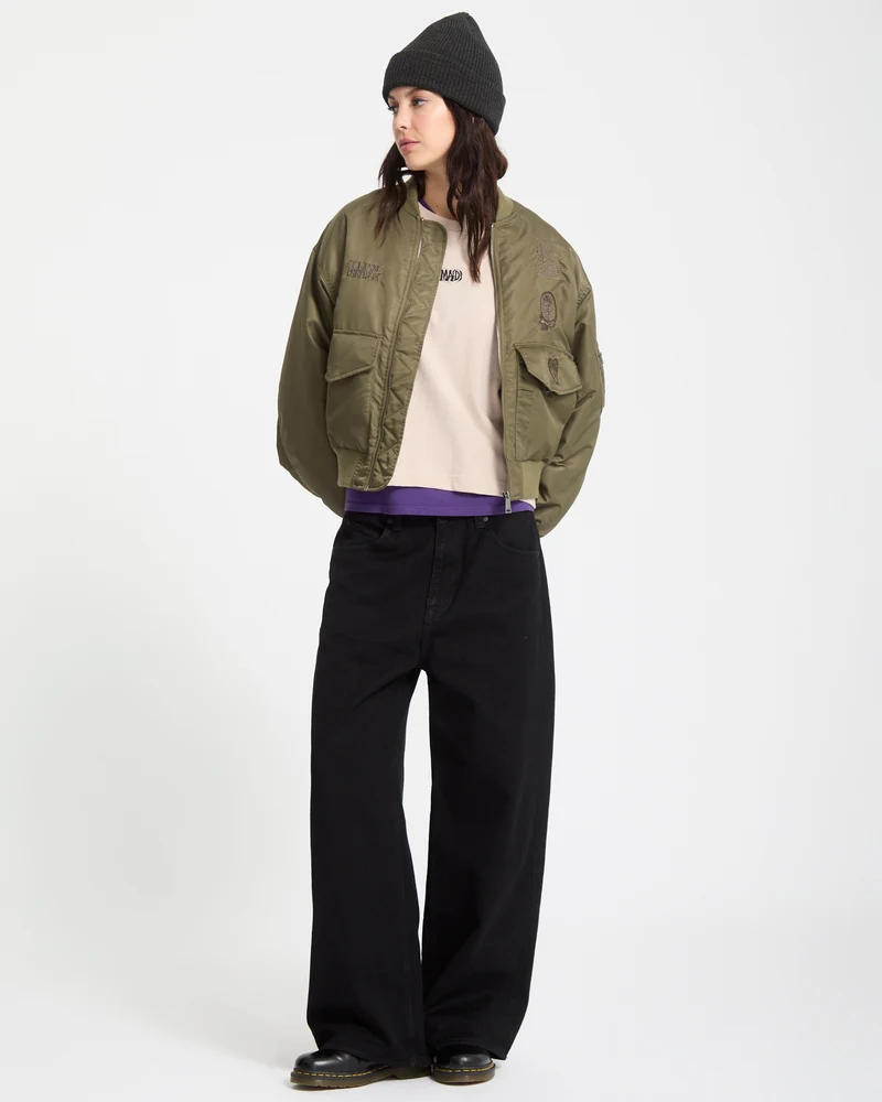 Vaderetro Bomberjacke - Wintermoss