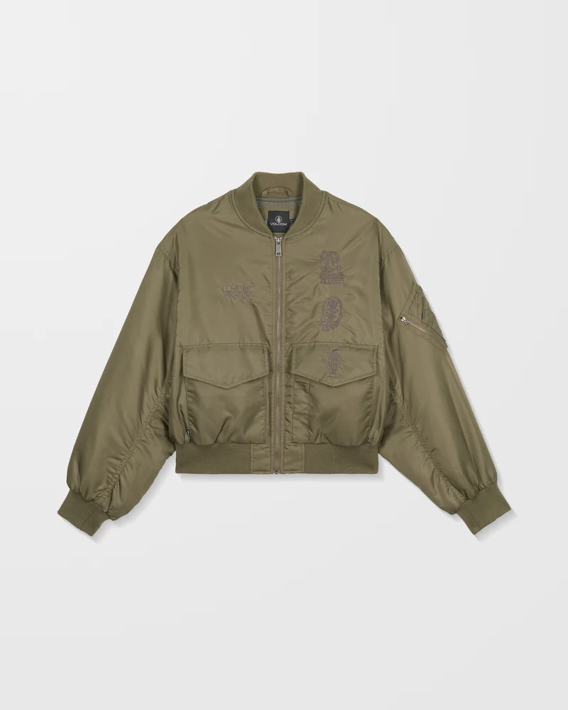 Vaderetro Bomberjacke - Wintermoss