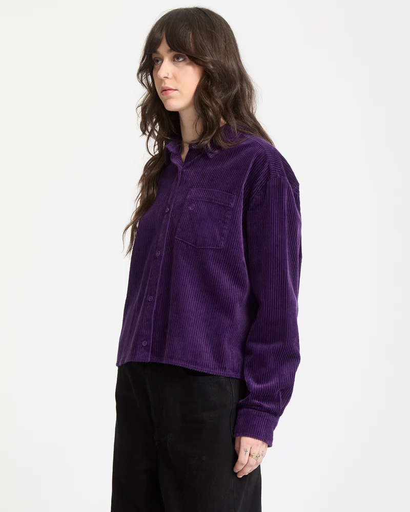 Weellow Cord-Hemd - Acai