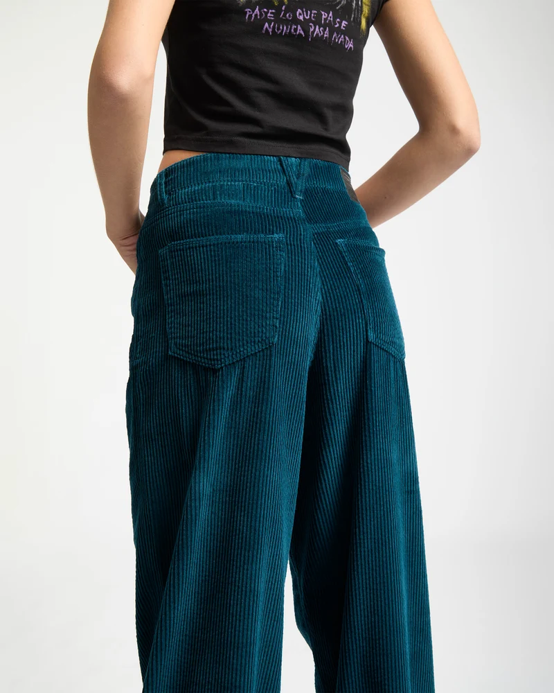 Weellow II Cordhose - Emerald Green