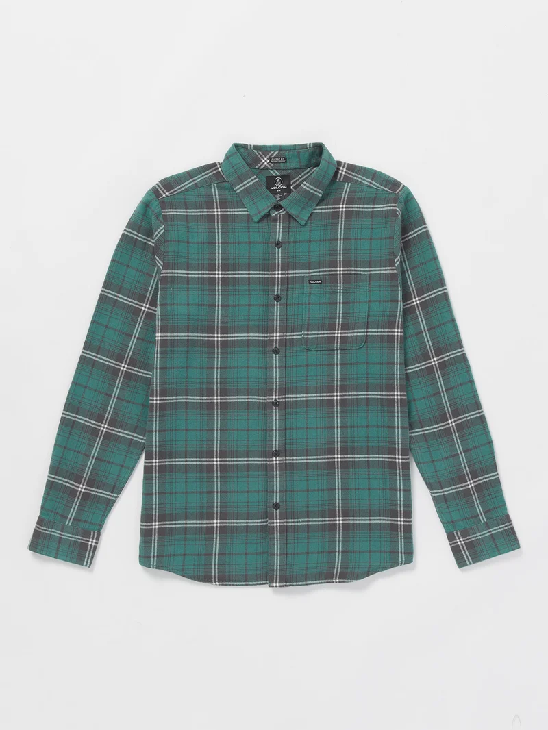 Caden Plaid Hemd - Sea Green