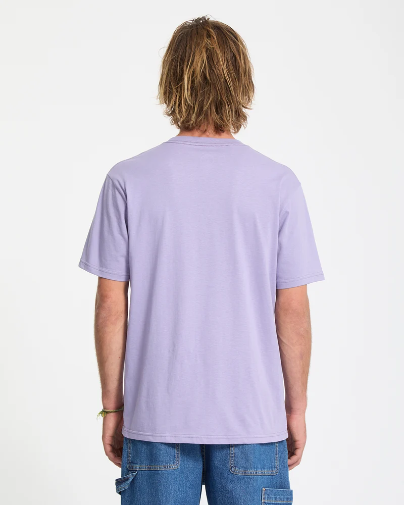 Stone Blanks T-Shirt - Purple Ash