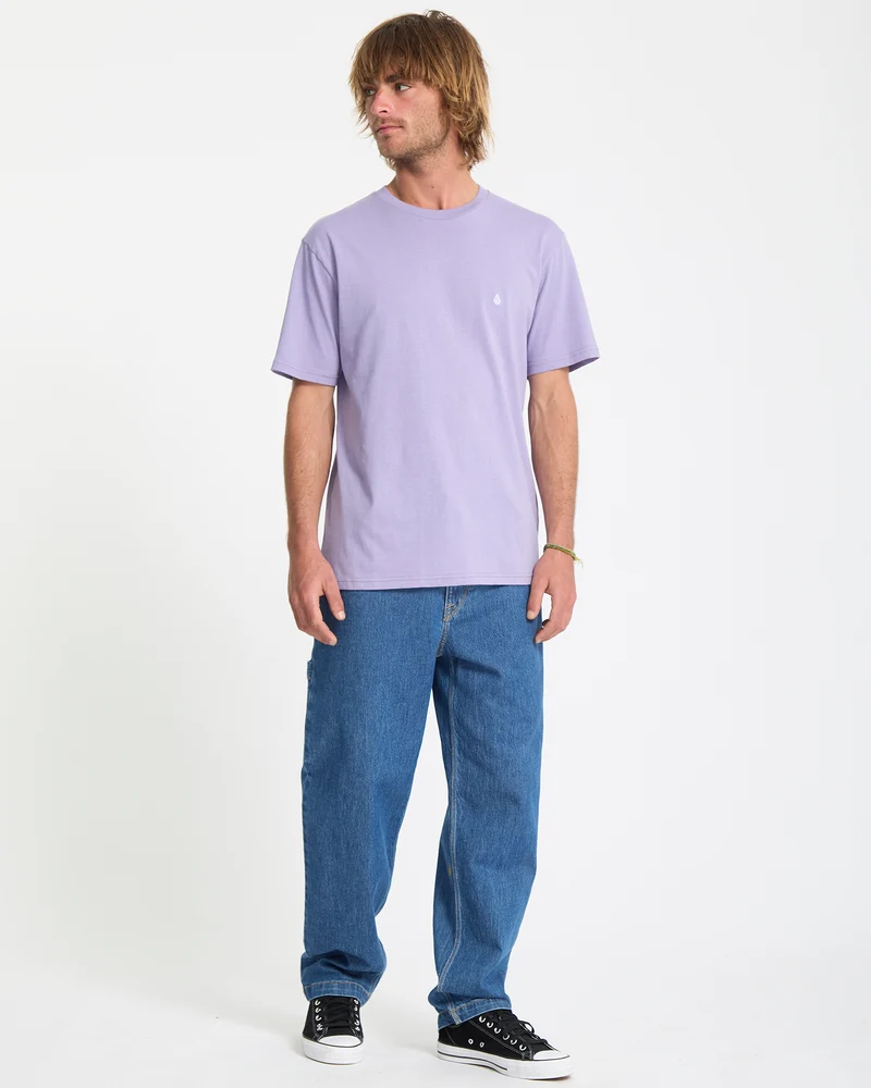 Stone Blanks T-Shirt - Purple Ash